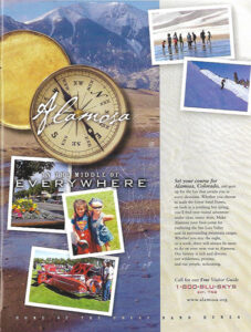 Alamosa County tourism magazine ad