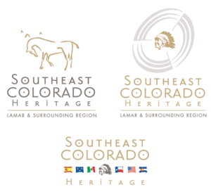logo suite for Southeast Colorado Heritage and Lamar Colorado tourism