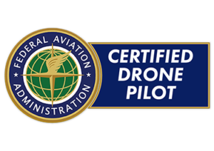 FAA certified drone pilot logo