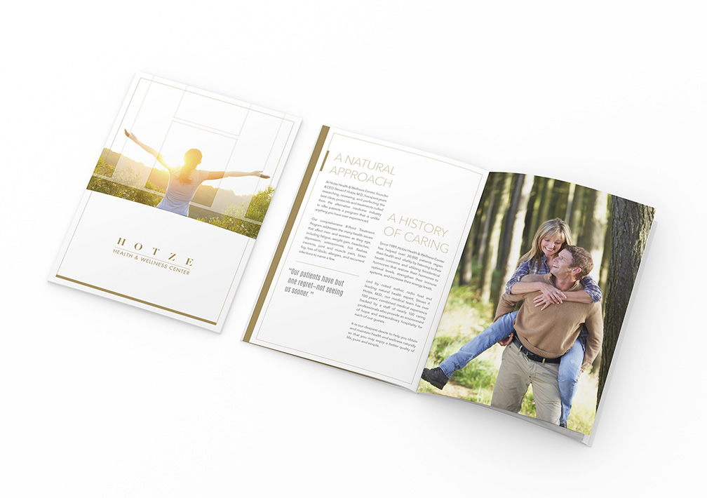 marketing booklet for health and wellness practice