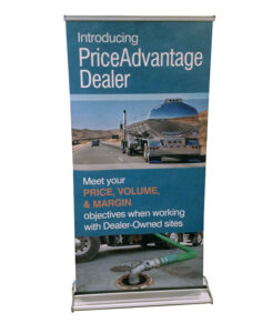 full color retractable banner stand