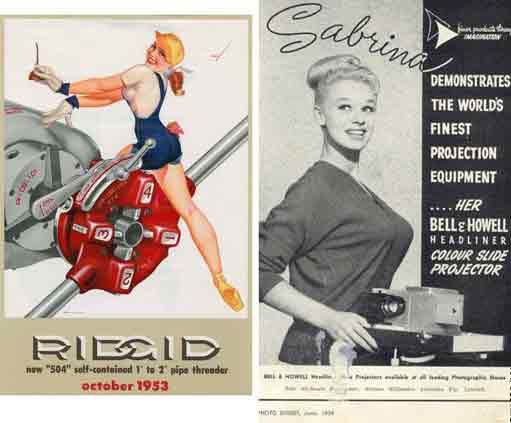 Sex sells, as you can see from these vintage ads.