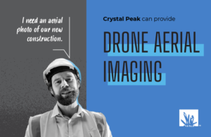 Read more about the article Elevate your visuals with Crystal Peak’s drone imaging services