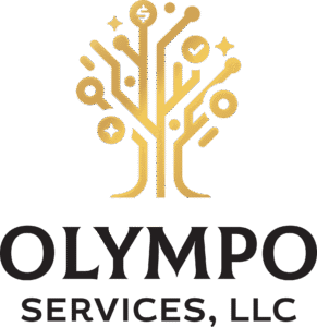 OLYMPO Services primary logo in full color