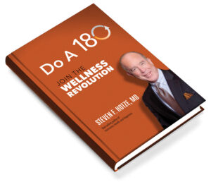 case bound book cover design for Do A 180: Join The Wellness Revolution.