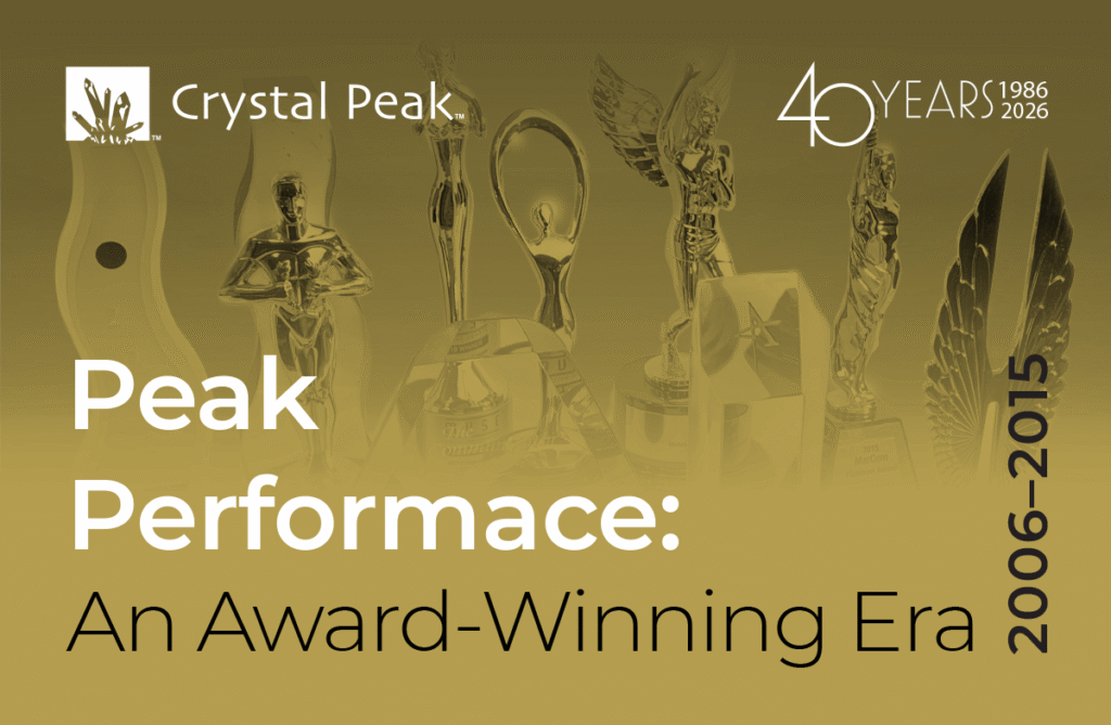 Read more about the article Crystal Peak 40: Peak Performance—An Award-Winning Era