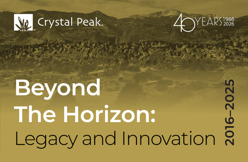 Read more about the article Crystal Peak 40: Beyond the Horizon—Legacy and Innovation